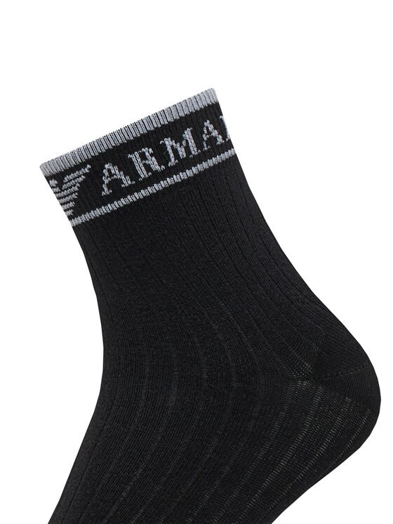 Emporio Armani Короткі шкарпетки Emporio Armani EW000578 AF20514 MC005 Чорний