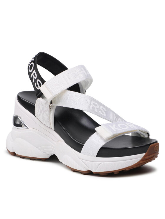 MICHAEL Michael Kors Sandále MICHAEL Michael Kors Maddox Sandal 43R2MXFS1D Biela