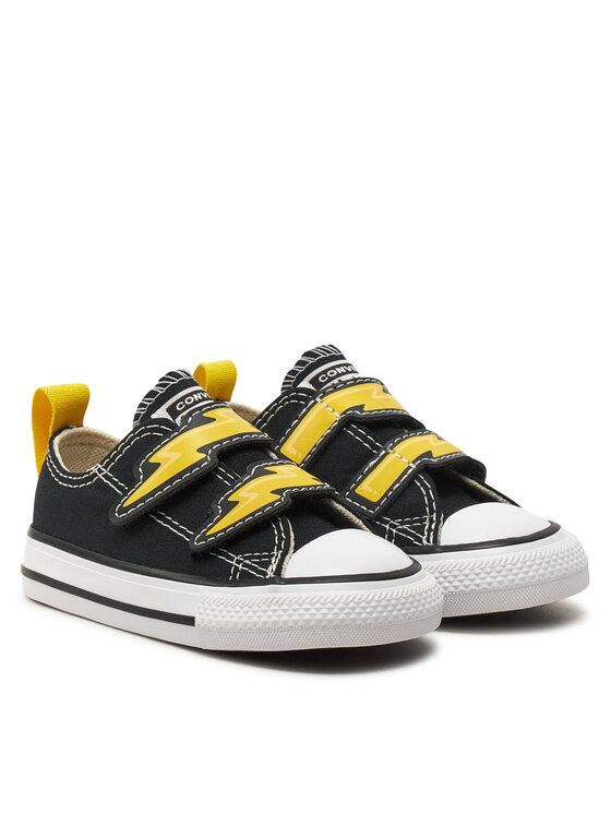 Converse Modne superge Converse Chuck Taylor All Star Electric Bolt Easy-On A08376C Črna