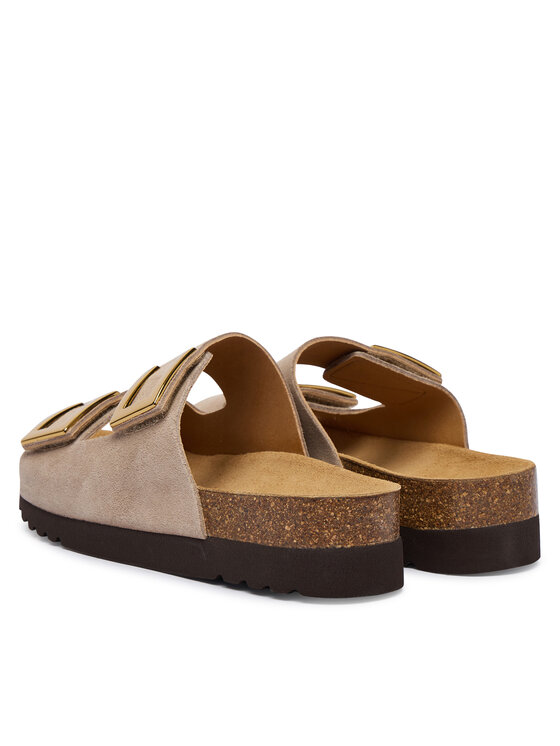 Scholl Шльопанці Scholl Monterey 2 Straps MF32404 Бежевий