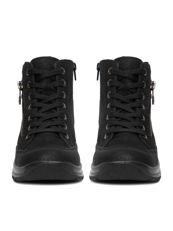 Rieker Schnürschuhe Rieker CEO-L7701-00 Schwarz
