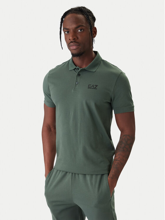 EA7 Emporio Armani EA7 Emporio Armani Polo 8NPF14 PJVQZ U7260 Verde Regular Fit