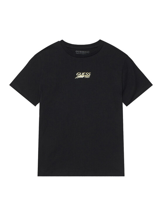 Guess Guess Camiseta L6RI10 K8HM4 Negro Regular Fit