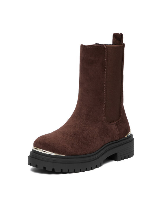 JENNY Členková obuv s elastickým prvkom JENNY CEO-HY96073-1 Hnedá
