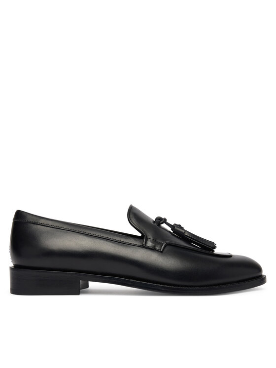 Max Mara Loafersy Max Mara 2614521411600 Czarny