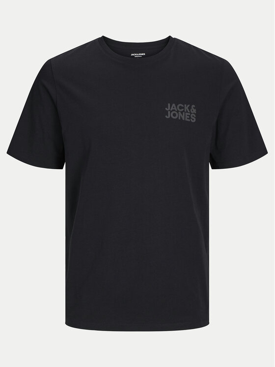 Jack & Jones Jack & Jones T-Shirt Corp Logo 12151955 Μαύρο Standard Fit