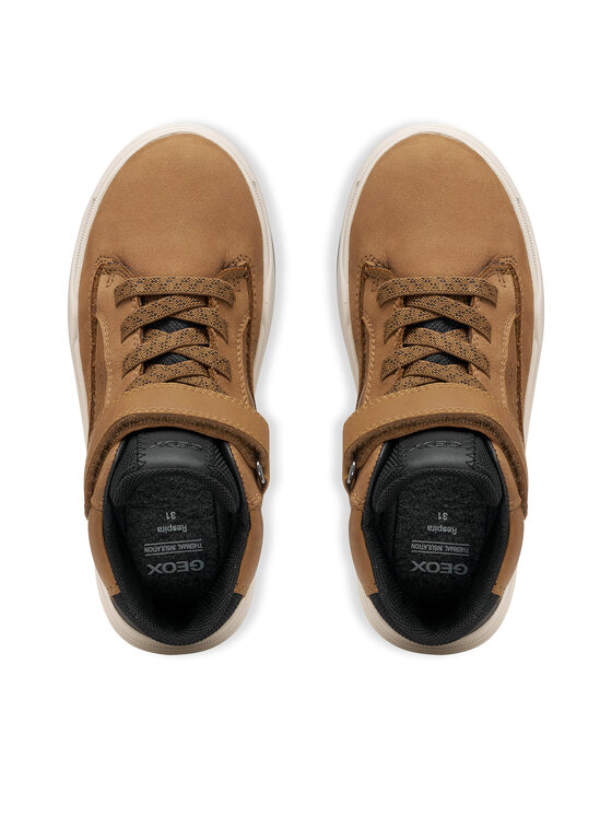 Geox Kotníková obuv Geox J Bunshee Boy B Abx J16FMA 0ME33 C0013 M Hnědá