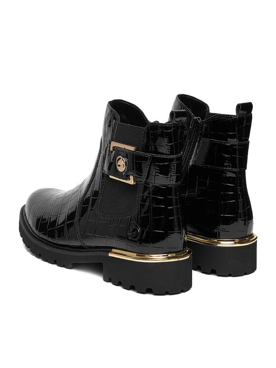 Remonte Botine Remonte D8684-03 Negru