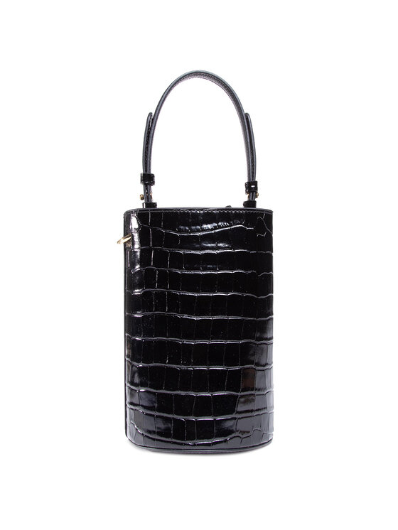Coccinelle Сумка Coccinelle H71 Jude Croco Shiny Soft E1 H71 23 02 01 Чорний