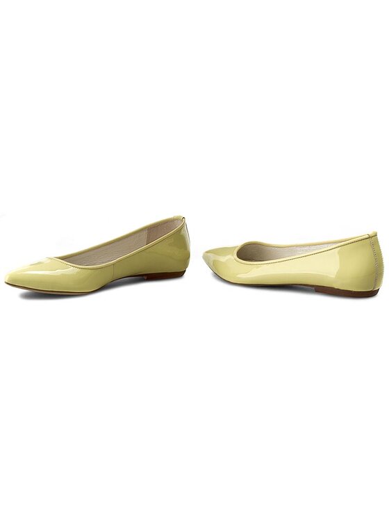 Baleriny R.Polański 0727 Żółty | Eobuwie.com.pl