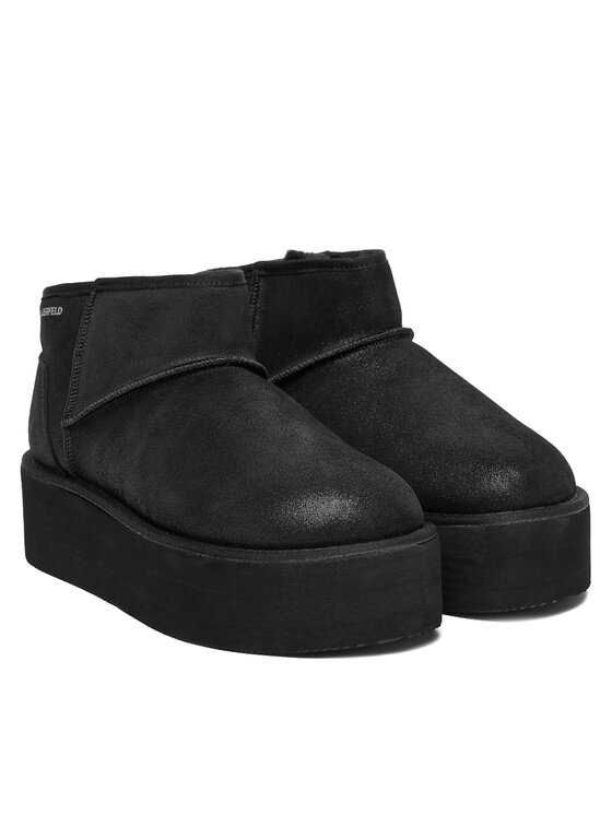 KARL LAGERFELD Sněhule KARL LAGERFELD Thermo KL48523 Černá