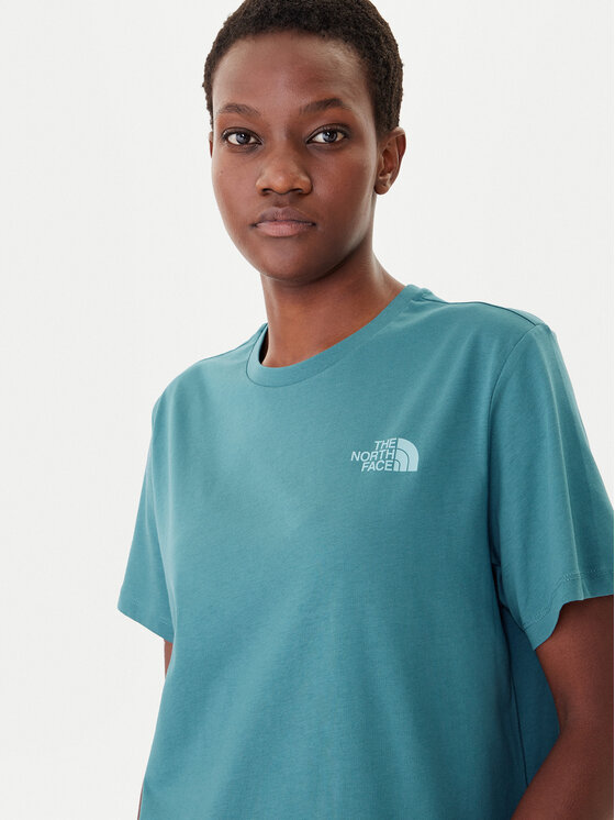 The North Face The North Face T-shirt Redbox NF0A87NK Plava Relaxed Fit