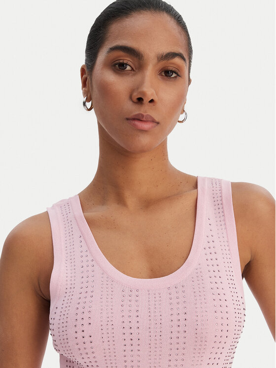 Fracomina Fracomina Top FR26ST4005K524R9 Rosa Slim Fit