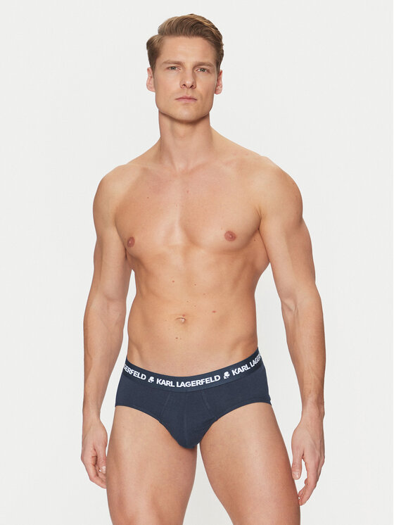 KARL LAGERFELD KARL LAGERFELD Komplet spodnjih hlač slip﻿ A1M47152 Pisana