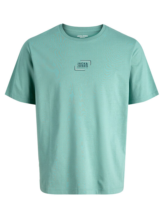 Jack & Jones Jack & Jones Póló Corp Graphic 12268415 Türkizkék Regular Fit