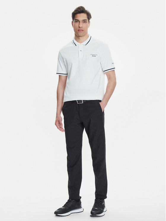 BOSS BOSS Polo marškinėliai C-Parris 197 50543257 Balta Regular Fit