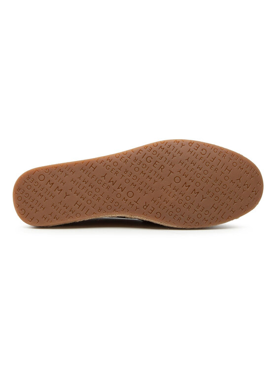 Tommy Hilfiger Espadrile Tommy Hilfiger Feminine Leather Espadrille FW0FW05653 Rjava