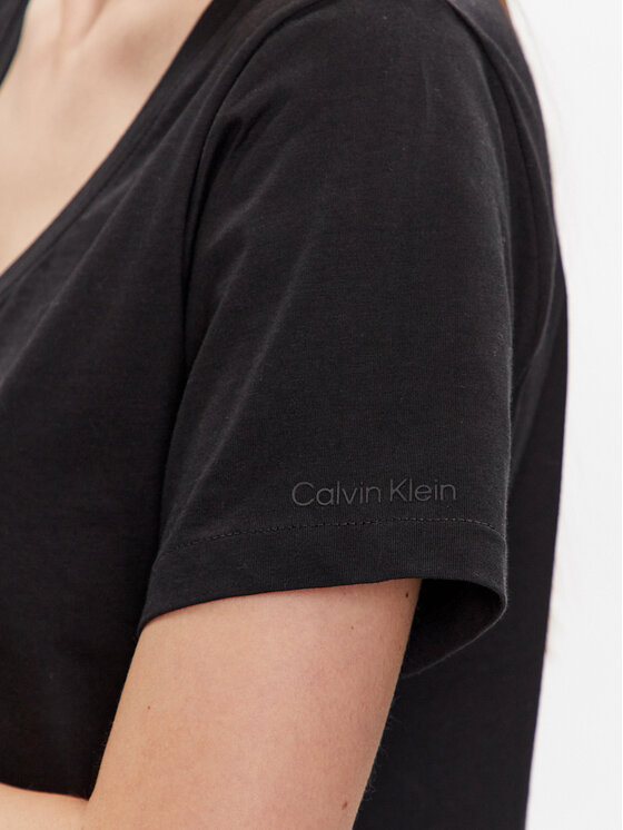 Calvin Klein Calvin Klein Marškinėliai K20K205338 Juoda Regular Fit