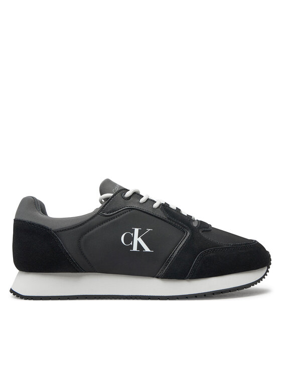 Calvin Klein Jeans Superge Calvin Klein Jeans Retro Sock Runner Mg Wmm YM0YM01152 Črna