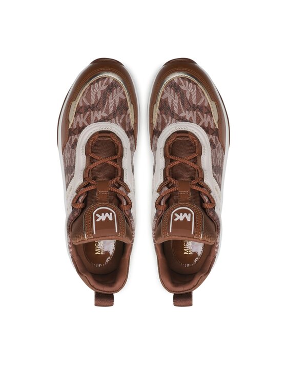 MICHAEL Michael Kors Tenisice MICHAEL Michael Kors Olympia Trainer 43F2OLFS1B Smeđa