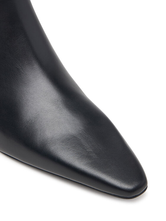Calvin Klein Ilgaauliai Calvin Klein Kitten Heel High Boot Lth HW0HW03167 Juoda