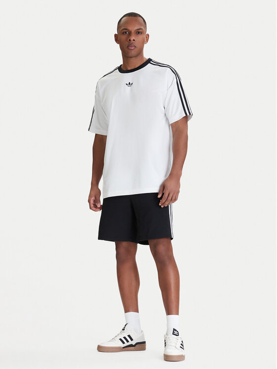 adidas adidas Футболка adicolor Jacquard KD5829 Білий Loose Fit