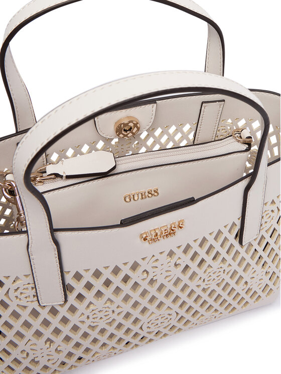 Guess Τσάντα Guess Letty Mini HWPG99 11750 Λευκό