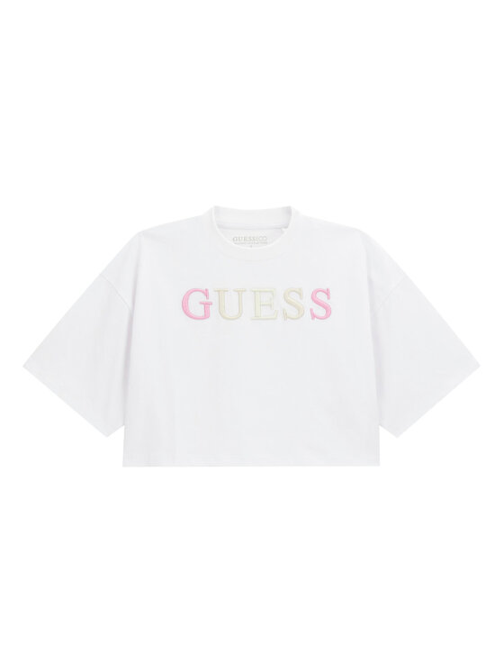 Guess Guess Camiseta J6RI11 KCNQ4 Blanco Oversize