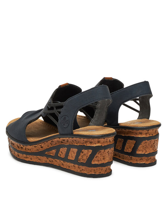 Rieker Sandalias Rieker 68175-14 Azul marino