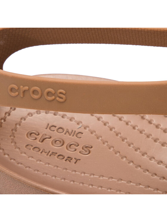 Crocs Sandalias Crocs Serena Flip W 205468 Marrón