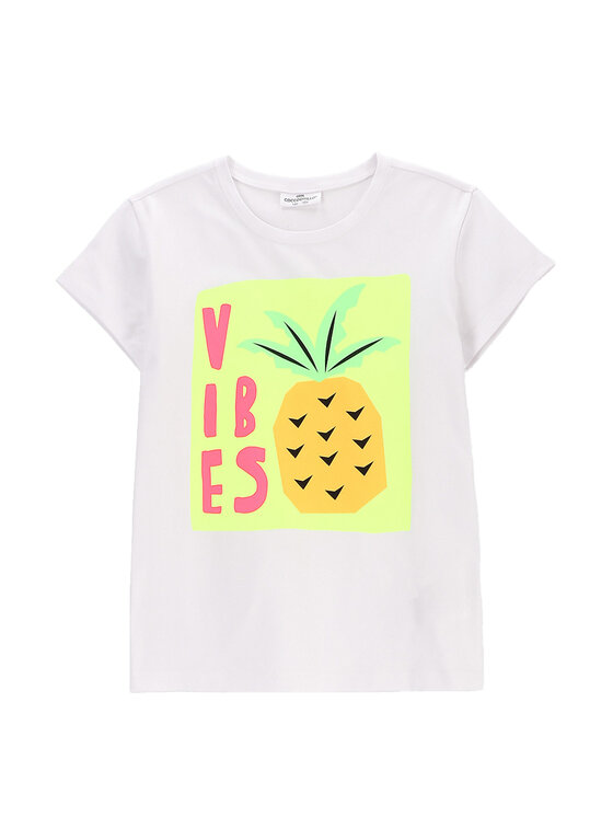 Coccodrillo Coccodrillo T-Shirt WC5143204VGD Λευκό Regular Fit