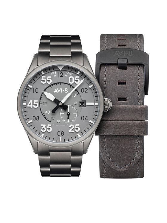 AVI-8 Ρολόι AVI-8 Spitfire Type 300 Automatic AV-4073-44 Ασημί