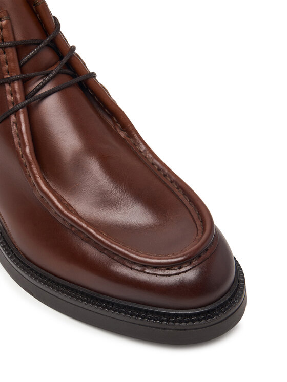 Tommy Hilfiger Polacchine Tommy Hilfiger Corporate Casual Lth Moc Chukka FM0FM05987 Marrone