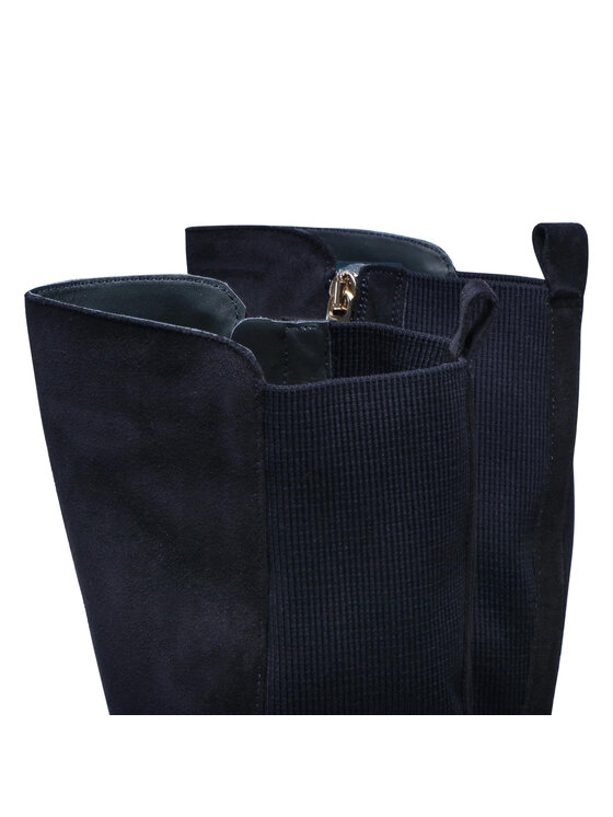 Tommy Hilfiger Μπότες Ιππασίας Tommy Hilfiger Th Essentials Longboot FW0FW05992 Σκούρο μπλε