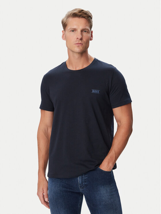 BOSS BOSS Camiseta 50565324 Azul marino Regular Fit