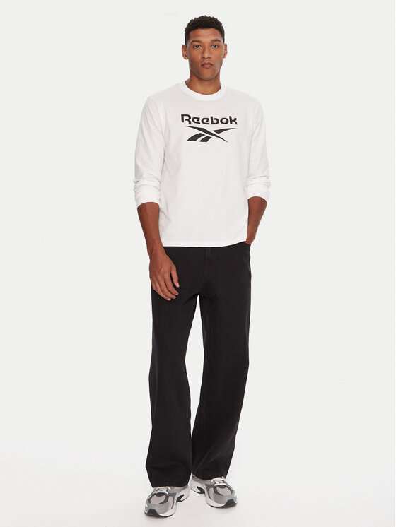 Reebok Reebok Longsleeve RK25138CCM Білий Regular Fit