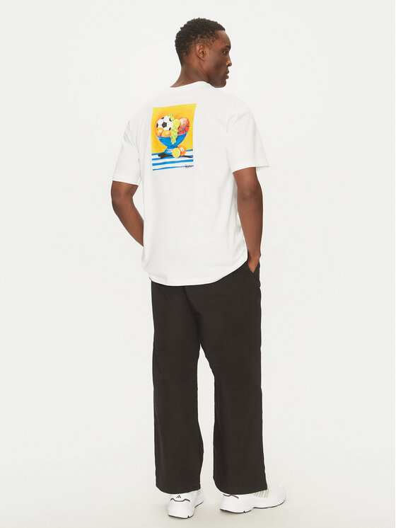 adidas adidas Футболка Lounge Still Life Bowl Graphic JJ3962 Білий Regular Fit