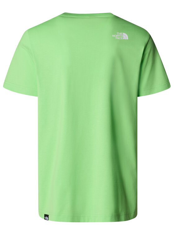 The North Face The North Face Majica SS Simple Dome NF0A87NG Zelena Regular Fit