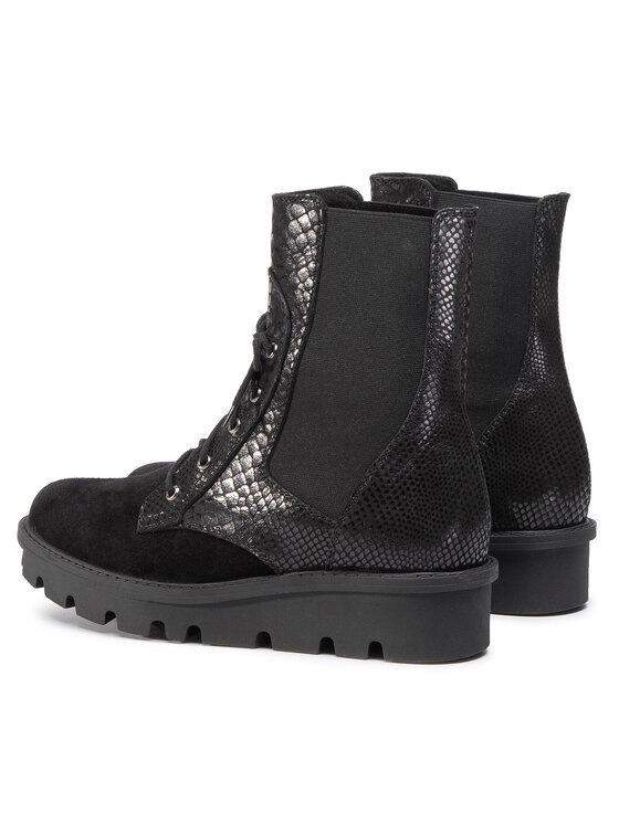 Sergio Bardi Kotníková obuv s elastickým prvkem Sergio Bardi SB-36-10-001016 Černá