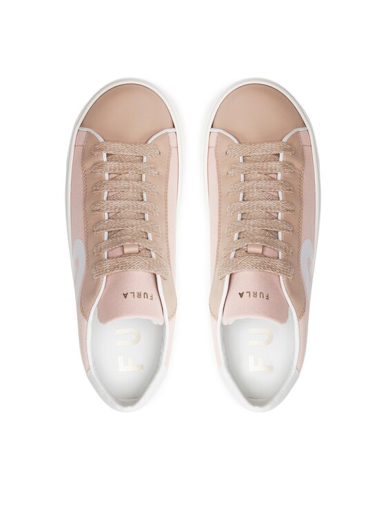 Furla Sneakersy Furla Joy Lace-Up Sneaker T.20 YH77FJO-BX2903-B1T00-44013900 Béžová