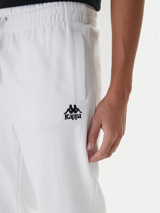 Kappa Kappa Pantalones de chándal Gothenburg 331U7EW Blanco Regular Fit