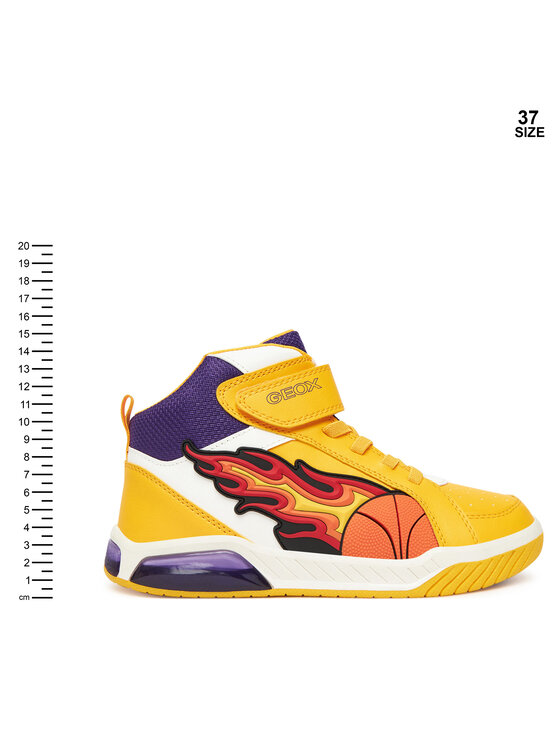 Geox Sneakersy Geox J Inek J569CC 05411 C2295 DD Žltá
