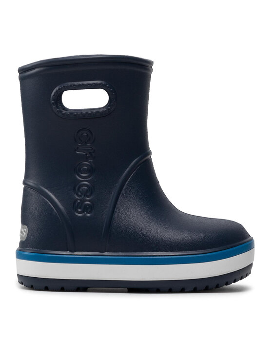 Crocs Cizme de cauciuc Crocs Crocband Rain Boot K 205827 Bleumarin