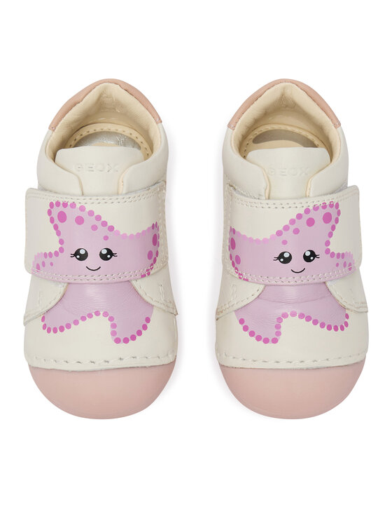 Geox Félcipő Geox B Tutim Girl B3540B 00085 C1Z8Z Fehér