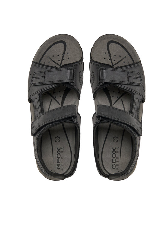 Geox Sandali Geox Uomo Sandal Strada U4524B 000ME C9999 Nero