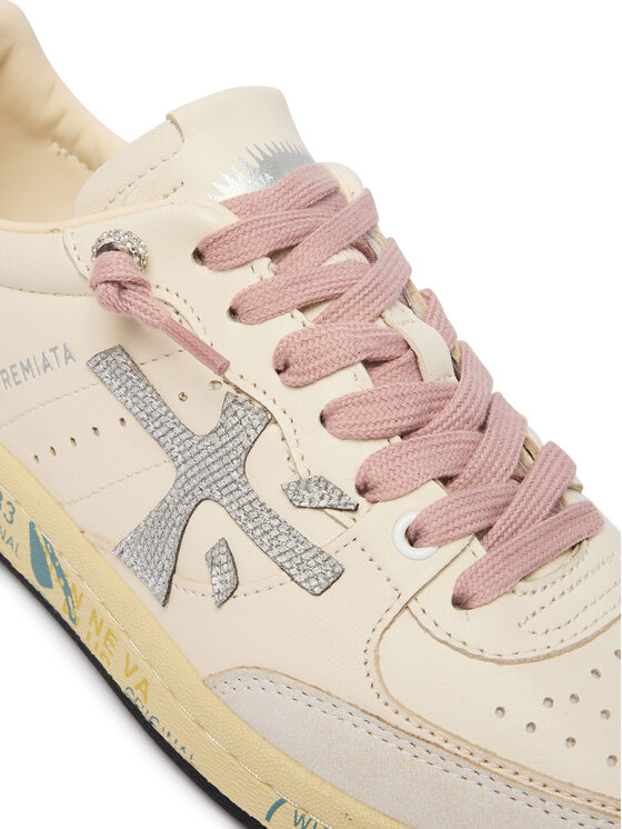 Premiata Sneakersy Premiata Bsktclad Bskt Clayd Var 8467 Kremowy