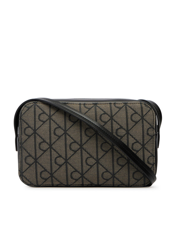 Calvin Klein Kabelka Calvin Klein Emblem Trio Pebble Shoulder Bag LV04F3533G Khaki
