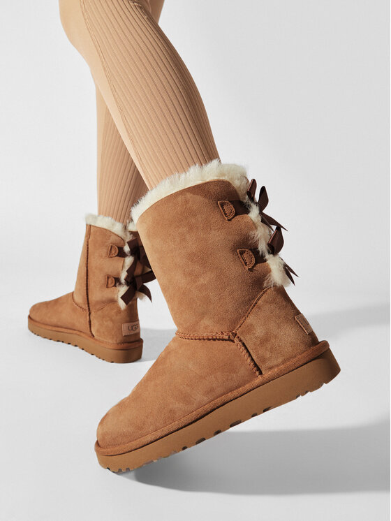 Ugg Снігоходи Ugg W Bailey Bow II 1016225 Коричневий