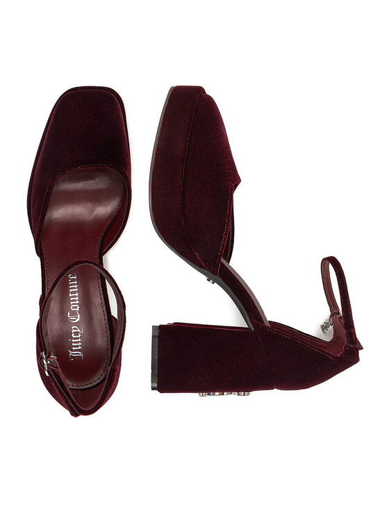 Juicy Couture Туфлі Juicy Couture EO-W2SH59501A Бордовий
