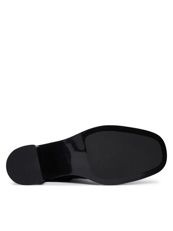 Calvin Klein Μποτάκια Calvin Klein Block Heel Ank Boot Suede HW0HW03221 Μαύρο